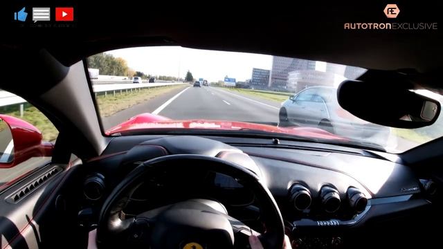 Ferrari F12 POV Test Drive - 6.3 V12 смотреть онлайн