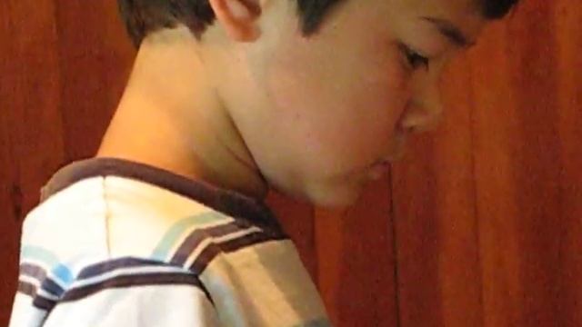 8 yr old Joe plays a quiet contemporary piece смотреть онлайн