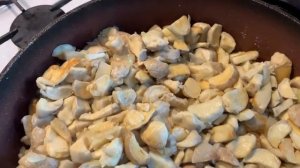 Жареные дождевики, просто и вкусно.