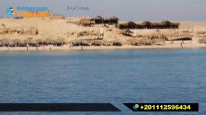 Mahmya Island Beach Hurghada view from Boat - Red Sea Egypt