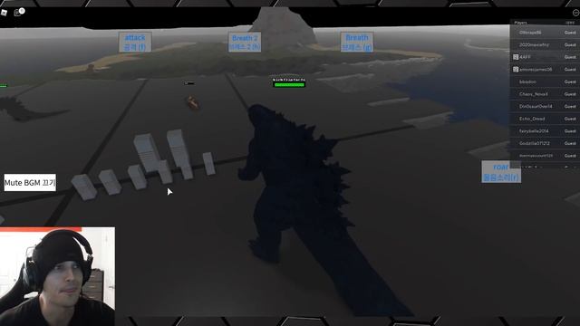 GODZILLA EARTH vs Entire Roblox Server смотреть онлайн