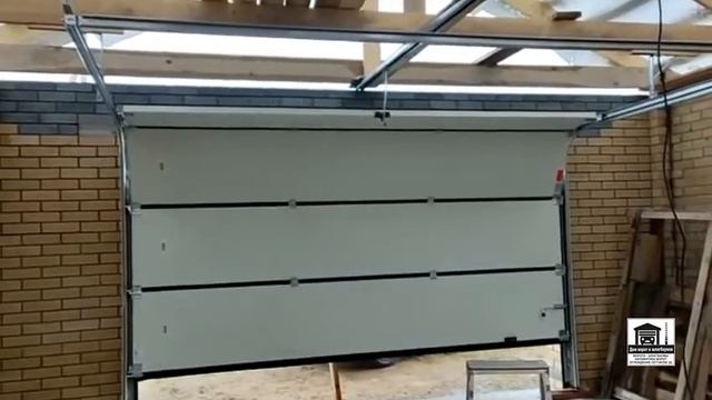 Гаражные ворота Алютех цвет зеленый мох и привод BFT смонтировали в Шильне близ Набережных Челнов. смотреть онлайн