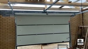 Гаражные ворота Алютех цвет зеленый мох и привод BFT смонтировали в Шильне близ Набережных Челнов.