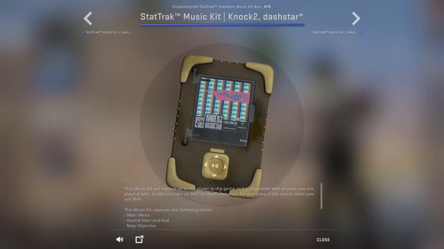 StatTrak™ Music Kit | Knock2, dashstar* смотреть онлайн