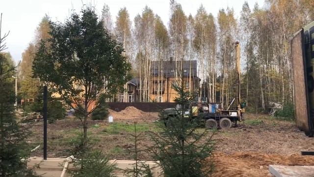 СПД3. Скважина. Фундамент свайно-ростверковый под забор смотреть онлайн