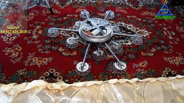 Подробный видео обзор и установка люстры со светодиодной подсветкой