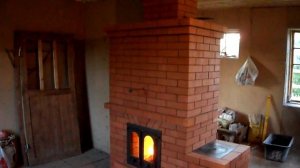 Каминопечь с варочной плитой, порядовки для кладки печи камина