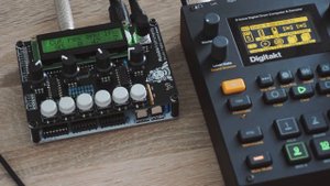 Shruthi-1 + Digitakt live