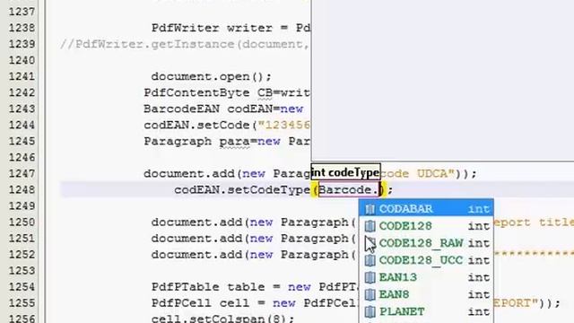 Java prog#107. Reports : Itext :How to show bar-code on your Itext report смотреть онлайн