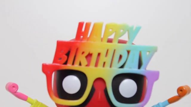 Birthday Glasses DEADPOOL Funko Pop review смотреть онлайн