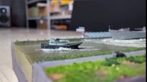 Диорама с короблями