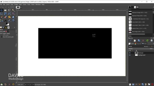 How to Draw a Rectangle and Square in GIMP смотреть онлайн