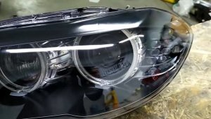 Покраска фар BMW f10