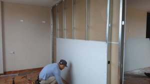 ?️☑️❎ Cómo hacer una división simple con Drywall - tablaroca- durlock - paredes ?♦️