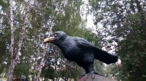 скульптура баба яга и избушка на курьих ножках