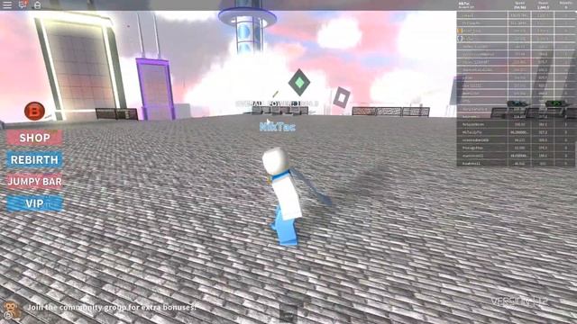 JUMPING PAST THE MAP INTO SPACE!! - Ultra Jumping Simulator 2 (Roblox) смотреть онлайн