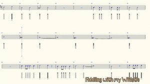 Gloria - Vivaldi - Tin Whistle - Play Along Tab Tutorial