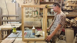 Мебель из массива. Кухонный комплект своими руками. Как сделать стол из дерева. Создаём уют на кухн