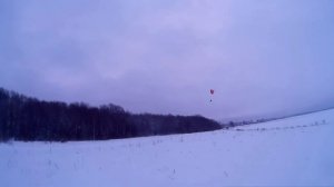 первый полет на парамоторе,Пено