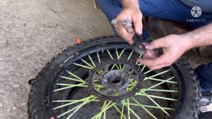 Как заменить передние подшипники на мотоцикле Зуммав 250 кубов, 172 двигатель. #кросс #ремонт