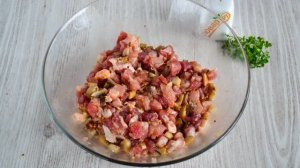 Домашняя колбаса с грибами