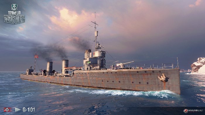 World Of Warships - Германия - Эсминец "G-101"