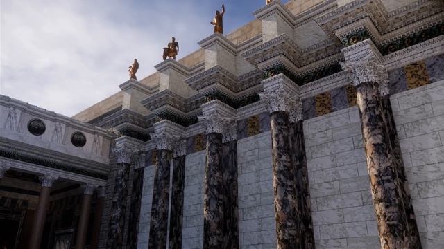 "HISTORY IN 3D" - ANCIENT ROME 320 AD - The center of the Eternal City, detailed 3D reconstruction.