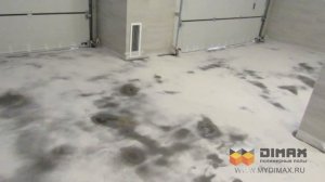 Наливной пол в гараже. Технология монтажа. Как делают в гараже полы, видео.