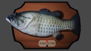 Big Mouth Billy Bass 3D Model