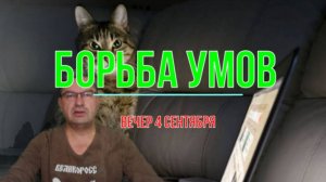 Борьба умов, вечер 4 сентября