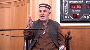 Выступление Али хаджи из Кикуни в центральной мечети с. Гуниб.