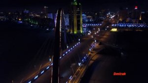 (Астана) Нур-Султан ночная прогулка 2. Центральный парк (Астаны) Нур-Султана. Январь 2018