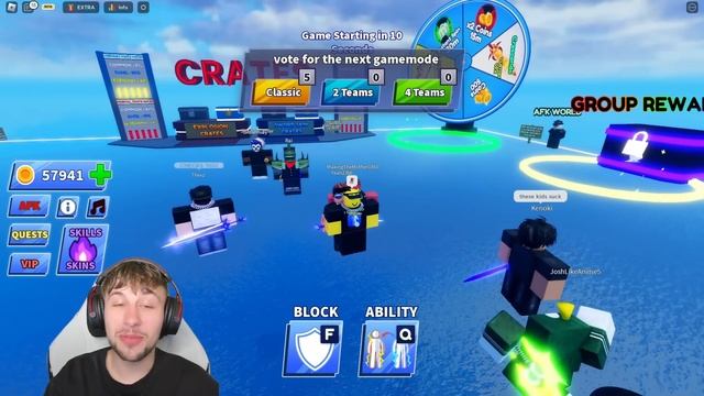 SWAP ABILITY IS OP IN ROBLOX BLADE BALL смотреть онлайн