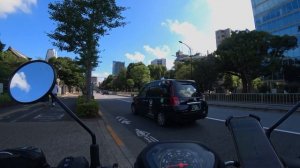 4K Drive to Tokyo tower on a Cross Cub 110