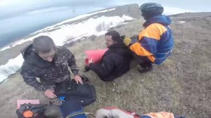 Спасение туристов с горы Тхач в 38 км от плато Лагонаки