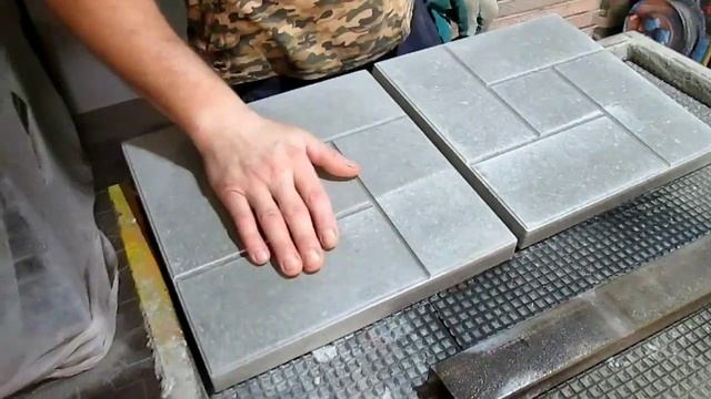 Тротуарная плитка | Своими руками | Без пластификатора