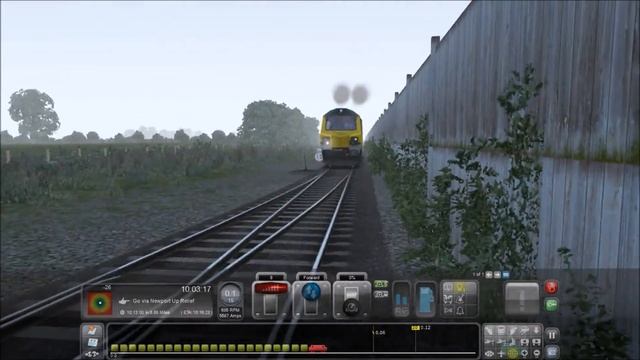 TRAIN SIMULATOR- HOW TO DRIVE THE ENGLISH CLASS 70 (POWERHAUL) смотреть онлайн
