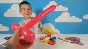 ✔ Bob Baloon делаем собачку из шариков колбасок // учимся делать фигурки из шариков