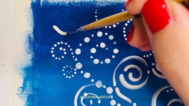 КАК НАРИСОВАТЬ ЗИМНИЕ УЗОРЫ. Упражнение для детей 6-9 лет. смотреть онлайн