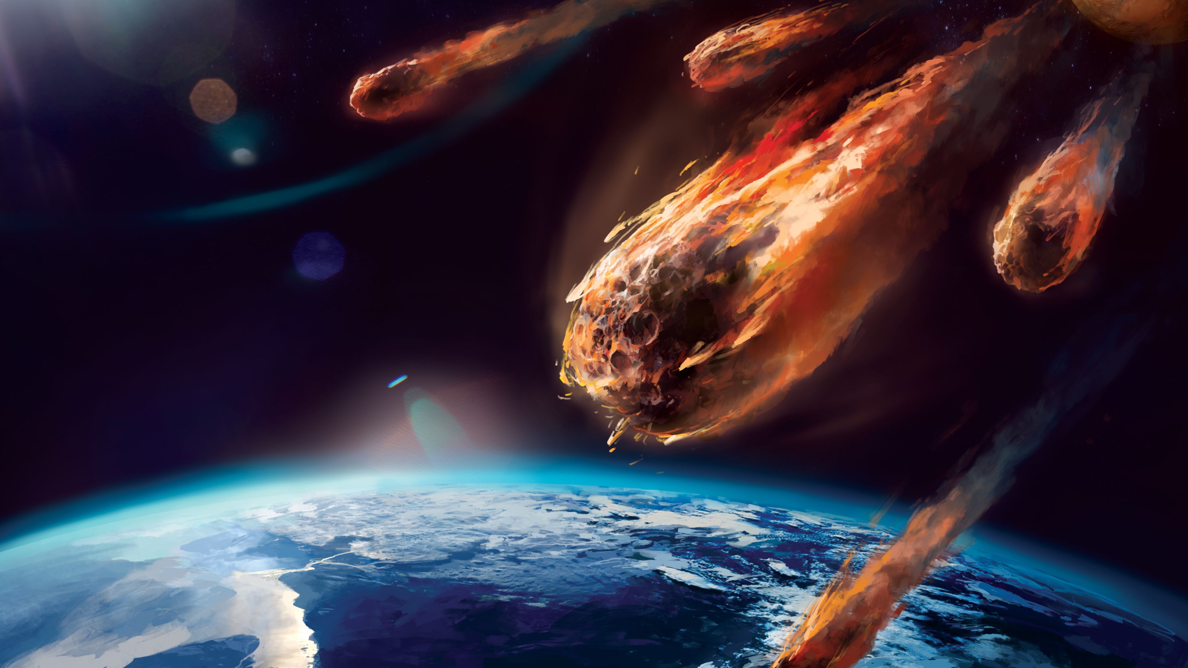 Звук падения метеорита  | Странные звуки кометы