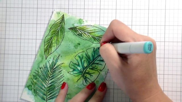 Distress Ink Smooshing with Copic Shading: Molly Update смотреть онлайн