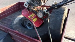 Стапель для мотоблока . Транспортировка мотоблока . Лайфхак.