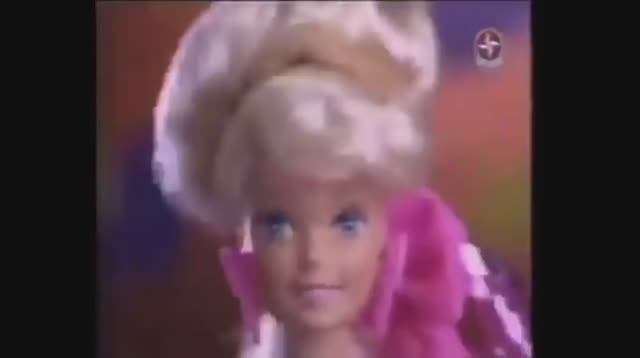 1993 Реклама Барби Тоттали хейр (Totally Hair) от компании Estrela