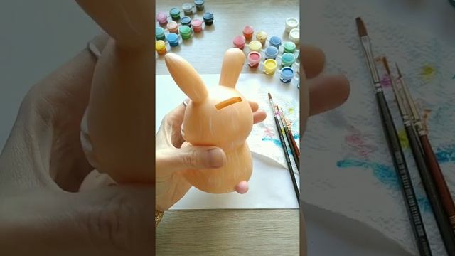 Копилка-раскраска Заяц смотреть онлайн