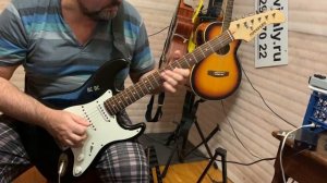 Fernandes электрогитара обзор (Fender Stratocaster) Гитара Фернандес тип Фендер стратокастер Тайван