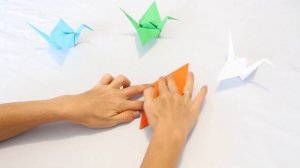 Оригами Журавлик счастья. Как сделать оригами журавля из бумаги.Origami.Paper Crane
