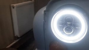Установили Led фары 75 ват . Уаз Hunter 2003 г. 4x4