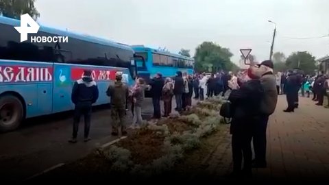 Аплодисменты мобилизованным: как провожали мужчин в Липецкой области / РЕН Новости