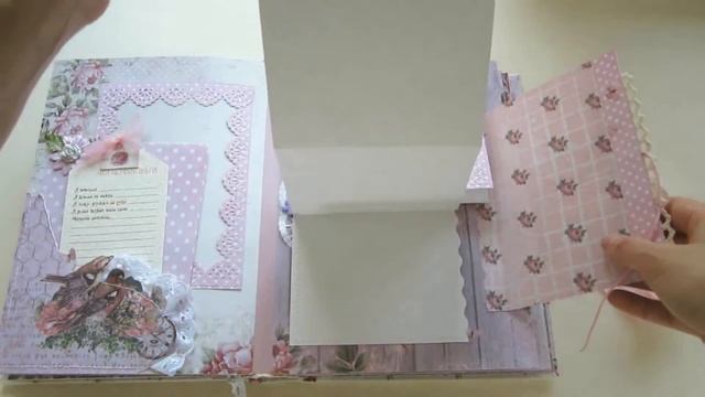 Детский нежный альбом/Обзор.Скрапбукинг/Baby album scrapbook смотреть онлайн