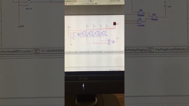 Multisim - Shift Register